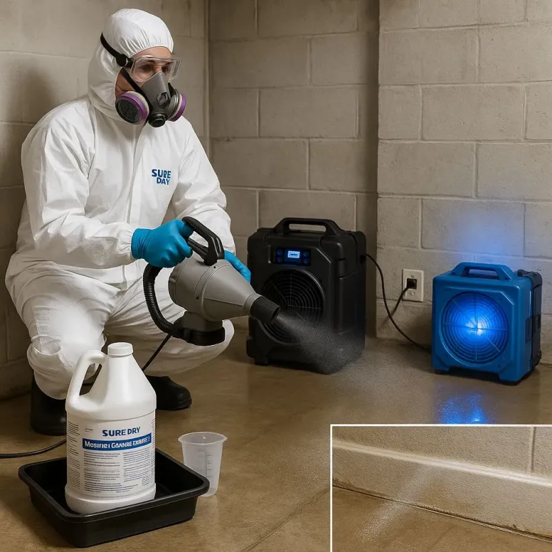 Sanitization and Odor Removal process in Collegeville, MN